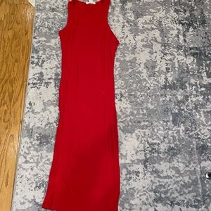 Comfortable Red Tank Dress
